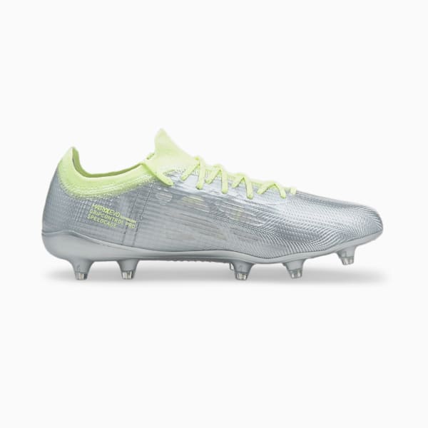 Chaussures de soccer avec crampons ULTRA 1.4 FG/AG Femme, Diamond Silver-Fizzy Light